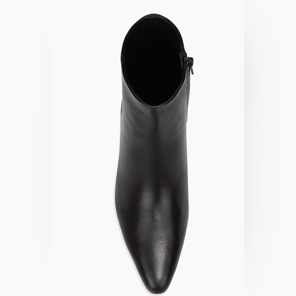NEW Vince Hilda Leather Ankle Boots Black Size 5.5 - Picture 4 of 15